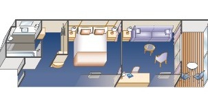 Croisière PCL Princess Royal mini suite adaptée