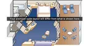 Croisière PCL Princess Ruby suite de l'Armateur Plan