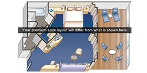 Croisière PCL Princess Star suite penthouse