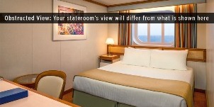 Croisière PCL Princess Star vue mer obstruée