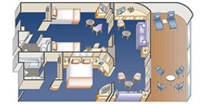 Croisière PCL Princess Star suite familiale