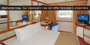 Croisière PCL Princess Sun Vue Mer Obstruée