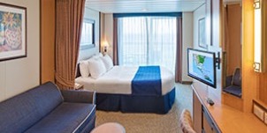 Croisière RCI Royal caribbean brilliance of the seas spacieuse avec vue mer et balcon