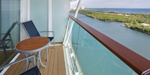 Croisière RCI Royal Caribbean Freedom of the Seas Spacieuse vue mer avec balcon