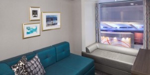 Croisière RCI Royal Caribbean Harmony of the Seas Intérieure vue sur promenade