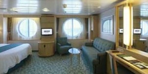 Croisière RCI Royal Caribbean Liberty of the Seas Ultra spacieuse avec vue mer