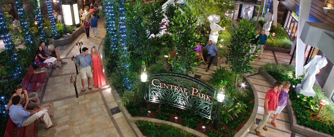 Croisière RCI Royal Caribbean Oasis of the Seas Central Park