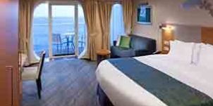 Croisière RCI Royal Caribbean Oasis of the Seas  vue mer deluxe avec balcon accessible 