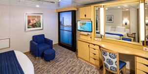 Croisiere Rci Royal Caribbean Voyager Of The Seas Intérieure avec Balcon Virtuel Adapté