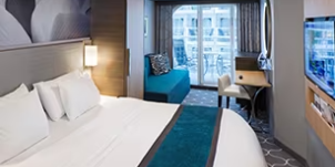 Croisière RCI Royal Caribbean Wonder of the Seas Balcon avec vue sur le Boardwalk