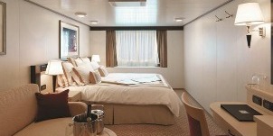 Cunard Cruise Line Croisière Queen Elizabeth Cabine britannia vue mer