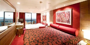 msc cruise line magnifica suite chambre à coucher