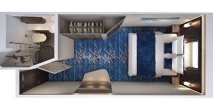 Croisières NCL Norwegian Cruise Line Bliss Vue mer avec grande fenêtre panoramique plan