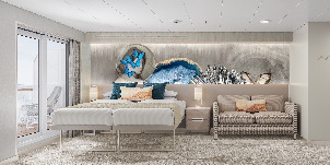 NCL Norwegian Prima Cabine Balcon Orientée Vers L'arrière