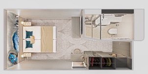 NCL Norwegian Prima Intérieure Plan