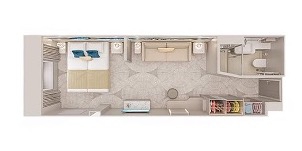 NCL Norwegian Prima Vue Mer Avec Fenêtre Ronde Plan