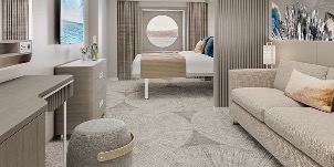 NCL Norwegian Viva Vue Mer Avec Grande Fenêtre Ronde