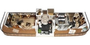 Oceania Cruise Line Croisière Marina cabine suite Owner's